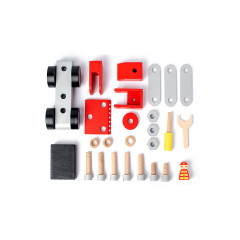 Hocan Demontage- und Montage-Lernspielzeug fur die fruhkindliche Bildung Kombinationswerkzeug-Wartungswagen Разборка и сборка развивающих игрушек для детей младшего возраста