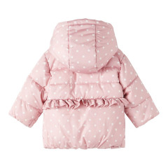 name it Steppjacke mit Kapuze Punkte Стеганая куртка с капюшоном в горошек