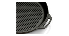 Petromax Petromax Grill-Feuerpfanne gp30, mit Pfannenstiel schwarz, 1 Henkel, O 30cm  schwarz Сковорода-гриль Petromax gp30, с черной ручкой, 1 ручка, O 30см