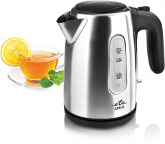 eta eta Wasserkocher ADELA ETA160490000, 1 l, 1600 W, Wasserstandsanzeige, Kontaktsystem, Thermosicherung  чайник ETA ADELA ETA160490000, 1 л, 1600 Вт, индикатор уровня воды, контактная система, термопредохранитель