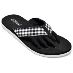 Pedi Couture Black/White Gingham  Черный/белый в мелкую клетку