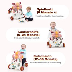 COSTWAY® Baby Walker 3 in 1 mit Lichtern Musik Ходунки 3 в 1 со светомузыкой