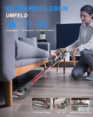 REDOM REDOM Akku-Handstaubsauger Handstaubsauger Autostaubsauger Staubsauger Bodenstaubsauger Kabellos, 2 in 1 20000 Pa 12000mAh Akku fur Wohnungen Auto mit LED Licht  Беспроводной ручной пылесос REDOM, ручной пылесос, автомобильный пылесос, пылесос для п