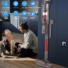 REDOM REDOM Akku-Handstaubsauger Handstaubsauger Autostaubsauger Staubsauger Bodenstaubsauger Kabellos, 2 in 1 20000 Pa 12000mAh Akku fur Wohnungen Auto mit LED Licht  Беспроводной ручной пылесос REDOM, ручной пылесос, автомобильный пылесос, пылесос для п