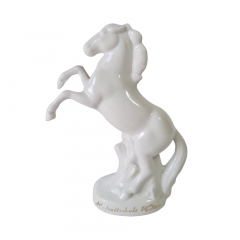 Статуэтка винтажная Hofreitschule Wien &quot;Конь&quot;, ручная работа, фарфор, 14 см, Австрия, 1970-80гг.