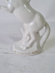 Статуэтка винтажная Hofreitschule Wien &quot;Конь&quot;, ручная работа, фарфор, 14 см, Австрия, 1970-80гг.