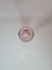 Red Bird Hofbauer Хрустальная ваза &quot; Птица на красном фоне&quot; 17см x 6см, 1970-80гг.