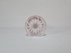 Red Bird Hofbauer Хрустальная ваза &quot; Птица на красном фоне&quot; 17см x 6см, 1970-80гг.