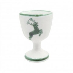 Gmundner Keramik Gmundner Keramik Gruner Hirsch Eierbecher glatt d: 4,9 cm / h: 7,5 cm Подставка для яиц Gmundner Ceramics Green Deer гладкая d: 4,9 см / высота: 7,5 см