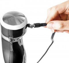 Hanseatic Hanseatic Akku-Stabmixer 98126929, 100 W, kabellos mit wiederaufladbarem 12-V-Li-Ion-Akku Беспроводной ручной блендер Hanseatic 98126929, 100 Вт, беспроводной, с литий-ионным аккумулятором 12 В.