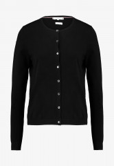 Tommy Hilfiger HERITAGE BUTTON UP CARDIGAN Cardigan black КАРДИГАН НА ПУГОВИЦАХ HERITAGE Кардиган черный