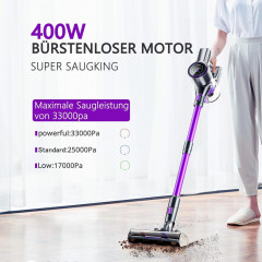 SMARTAI SMARTAI Akku-Hand-und Stielstaubsauger, 400,00 W, Beutellos, 2LEDs Handstaubsauger Staubsauger Kabellos 8-in-1Staubsauger Beutellos Беспроводной ручной пылесос SMARTAI, 400,00 Вт, без мешка, ручной пылесос с 2 светодиодами, беспроводной пылесос 8