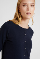 Tommy Hilfiger HERITAGE BUTTON UP CARDIGAN Cardigan midnight КАРДИГАН НА ПУГОВИЦАХ HERITAGE Кардиган полночь