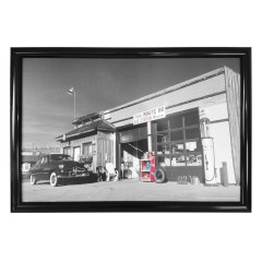 IKEA Painting, Икеа Фото картина "Route 66" в черной рамке, фотограф Бруно Пероусое, 65х45х2,5см, Дания 2005-2006гг.
