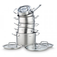Fissler Fissler Topfset 6-tlg. ORIG. PROFI COLLECTI silber Набор горшков Fissler, 6 предметов. ОРИГ. ПРОФИ КОЛЛЕКЦИЯ