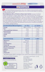 Mivolis Magnesium 500 + B-Vitamine 2-Phasen Depot, Tabletten 30 St., Магний 500 + витамины группы В 2-фазный депо, 30 таблеток, 45 г