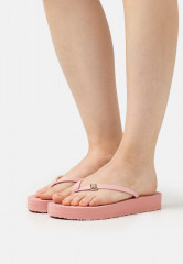 Tommy Hilfiger MONOGRAM FLAT Mules soothing pink МОНОГРАММА FLAT Мюли успокаивающий розовый