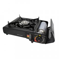 HOOZ HOOZ Gaskocher Outdoor Campingkocher mit Koffer, (Packung, 1-St), BxLxH: 47x31x11 cm, 1 x 2,2 kW Brenner Газовая плита HOOZ походная уличная с футляром, (упаковка, 1 шт.), ШxДxВ: 47x31x11 см, горелка 1 x 2,2 кВт