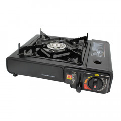 HOOZ HOOZ Gaskocher Outdoor Campingkocher mit Koffer, (Packung, 1-St), BxLxH: 47x31x11 cm, 1 x 2,2 kW Brenner Газовая плита HOOZ походная уличная с футляром, (упаковка, 1 шт.), ШxДxВ: 47x31x11 см, горелка 1 x 2,2 кВт