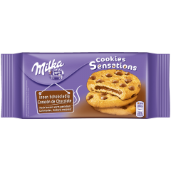 Milka Cookies Печенье с начинкой внутри 156г