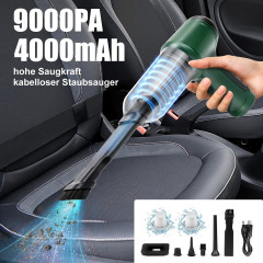 7Magic 7Magic Akku-Handstaubsauger Kabelloser Handstaubsauger, 9000PA Mini Handstaubsauger Akku Stark, 120 W, beutellos, 4000mah 120W Autostaubsauger Wiederaufladbar, mit HEPA Filter Беспроводной ручной пылесос 7Magic, беспроводной ручной пылесос, аккуму