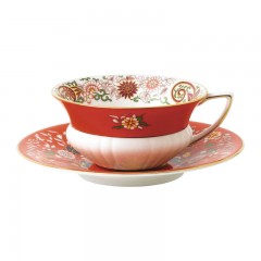 Wedgwood Wedgwood Wonderlust Teetasse Crimson Orient 0,15 L mit Untertasse 15 cm 2-tlg. Чашка для чая Wedgwood Wonderlust Crimson Orient 0,15 л с блюдцем 15 см 2 шт.