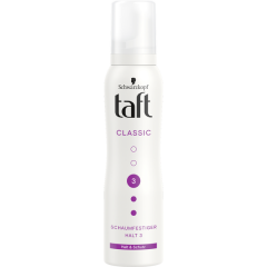 Schwarzkopf Taft Schaumfestiger Classic Haltegrad 3 mittlerer Halt, Тафт Мусс для укладки волос Классический средней фиксации 3, 150 мл