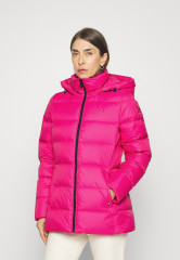 Tommy Hilfiger BAFFLE Down coat eccentric magenta BAFFLE Пуховик эксцентричный пурпурный