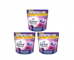 LENOR Капсулы для стирки цветного белья, с ароматом Цветочный сад, 150 капсул