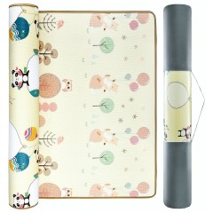 mamabrum Doppelseitige Schaummatte 180 x 150 x 2 cm Rutschfest Двухсторонний поролоновый коврик 180 x 150 x 2 см Нескользящий