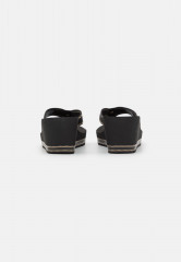Tommy Hilfiger WEBBING WEDGE Heeled mules black WEBBING WEDGE Мюли на каблуке черный