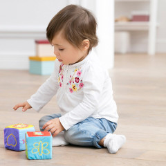 baby-walz 6er-Pack Stoffwurfel 6 штук кубиков ткани