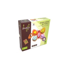 joueco Lernspielzeug Steckspiel Schmetterling Развивающая игрушка-матрешка Бабочка