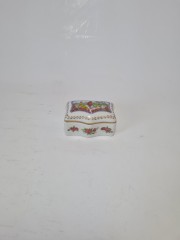 PORCELAINE FINE DE Limoges Коллекционные фарфоровые шкатулки, 5,5 см, 5 штук, Франция, 1960-70гг.