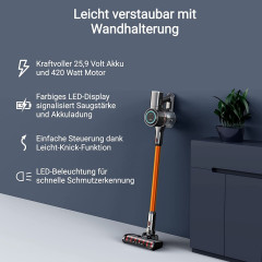 KLAMER KLAMER Akku-Hand-und Stielstaubsauger KLAMER Akku-Staubsauger, 420 Watt Kabelloser, Flexibler Handstaubsaug…  Беспроводной ручной и стержневой пылесос KLAMER Беспроводной пылесос KLAMER, беспроводной, гибкий ручной пылесос мощностью 420 Вт…