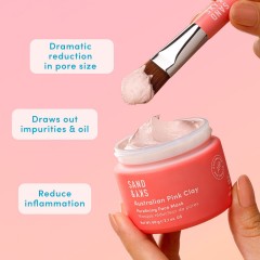 Sand  Sky Australian Pink Clay Porefining Face Mask  Очищающая маска для лица с австралийской розовой глиной