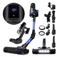 Zeegma Zeegma Akku-Handstaubsauger KLAAR, 400,00 W, beutellos 0.7 L Einfache Entleerung des Staubbehalters, 25 000 PA TURBOBRUSH 60 Minuten 0,7 L Touchpanel FLEX TUBE Беспроводной ручной пылесос Zeegma KLAAR, 400,00 Вт, без мешка, 0,7 л Легкое опорожнени