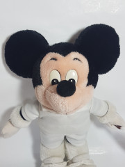 Игрушка мягкая винтажная Mickey Maus с теннисной ракеткой в белом костюме, 31 см, Германия, 1980-90гг.
