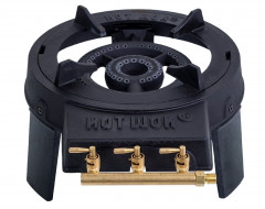 HOTWOK HOTWOK Gaskocher, Wokbrenner Hot Wok Pro 12 kW Gasbrenner Gusseisen + Wokpfanne 30 cm Газовая плита HOTWOK, горелка вок Hot Wok Pro 12 кВт газовая горелка чугун + сковорода вок 30 см