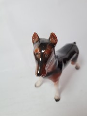 Статуэтка винтажная большая Goebel &quot;Доберман&quot;, фарфор, 19 х 22 см, Германия, 1960-70гг.