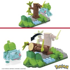 Mattel MEGA Pokemon Bisasams Waldabenteuer mit 82 Teilen zum Verbinden mit anderen Welten Лесное приключение MEGA Pokemon Bulbasaur с 82 частями для подключения к другим мирам