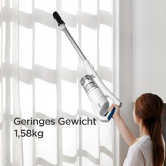 Midea Midea Akku-Handstaubsauger P5 MCS2021WB, 150,00 W, Beutellos Kabellos 150W Weiss Laufzeit 45min Беспроводной ручной пылесос Midea P5 MCS2021WB, 150,00 Вт, без мешка, беспроводной, 150 Вт, белый, время работы 45 минут