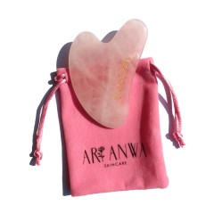 ARI ANWA Skincare Gua Sha Rosenquarz Розовый кварц Гуа Ша