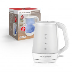 GOURMETmaxx GOURMETmaxx Wasserkocher Glas mit Frostglas-Design 1,7 L, 1.7 l, 2200,00 W Чайник GOURMETmaxx с дизайном матового стекла 1,7 л, 1,7 л, 2200,00 Вт