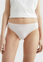 Tommy Hilfiger 3 PACK LOGO WAISTBAND Briefs pink feather white desert sky НАБОР 3 ПОЯСОВ С ЛОГОТИПОМ Трусы розовое перо белое небо пустыни