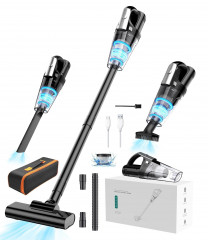 REDOM REDOM Akku-Handstaubsauger Handstaubsauger Autostaubsauger Staubsauger Bodenstaubsauger Kabellos, 100,00 W, Beutellos, 3 in 1 7500Pa 6000mA-Akku Wohnungen Auto + Licht Aufbewahrungstasche  REDOM беспроводной ручной пылесос, ручной пылесос, автомобил