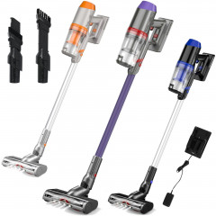 TurboTronic by Z-Line TurboTronic by Z-Line Akku-Hand-und Stielstaubsauger Handstaubsauger kabellos, 120 W, Beutellos, Akkustaubsauger mit 2 Saugstufen, 11kPa, 120W, 0,9l Fassungsvermogen, beutellos mit HEPA-Filter, Uberhitzungsschutz, 32 Minuten Laufzeit