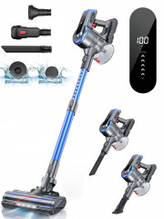 Honiture Honiture Akku-Hand-und Stielstaubsauger, 400W/33KPA Akku Staubsauger Touchscreen, Anti-Tangle-Staubsauger, Kantenreinigung, 1.2L, 1,2L-Staubbehalter mit grossem Fassungsvermogen Беспроводной ручной и стержневой пылесос Honiture, беспроводной пыл