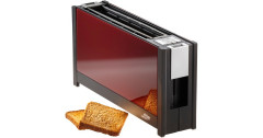 ritter ritter Langschlitz-Toaster volcano 5 rot/schwarz, 950 Watt, fur 2 Scheiben Toast rot/schwarz Тостер Ritter Volcano 5 с длинными слотами, красный/черный, 950 Вт, на 2 ломтика тостов