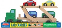 Melissa  Doug Autotransporter aus Holz Деревянный автовоз